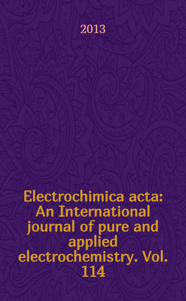 Electrochimica acta : An International journal of pure and applied electrochemistry. Vol. 114