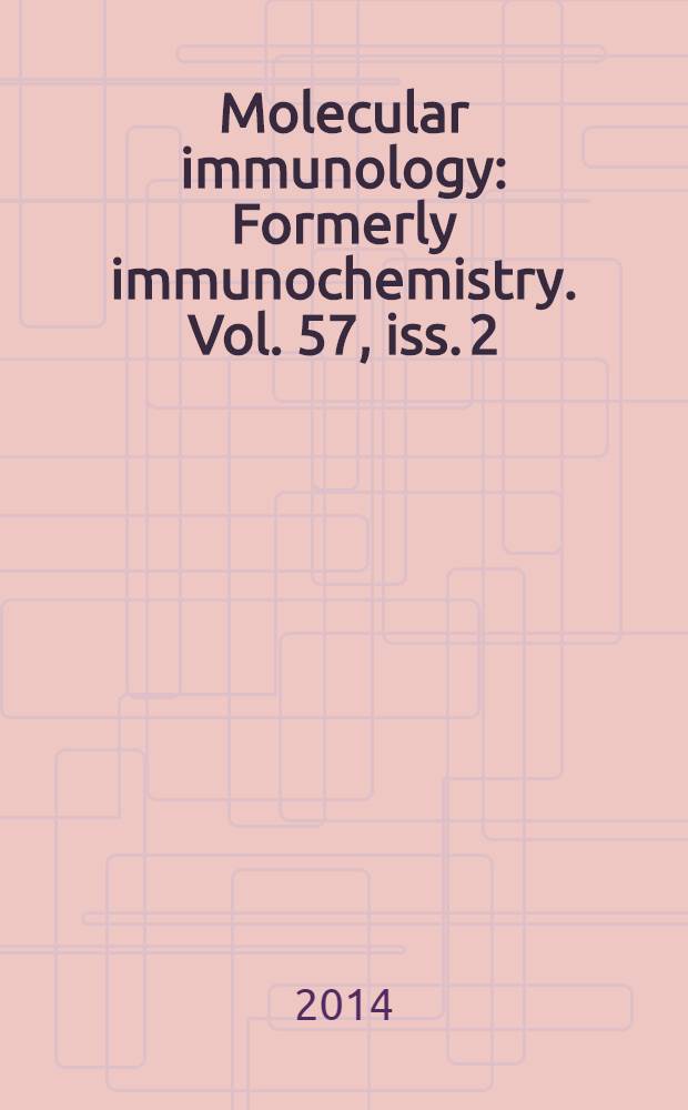 Molecular immunology : Formerly immunochemistry. Vol. 57, iss. 2
