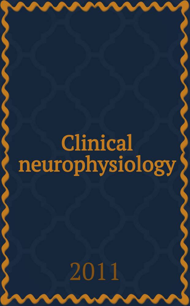 Clinical neurophysiology : Off. j. of the Intern. federation of clinical neurophysiology. Vol. 122, № 5