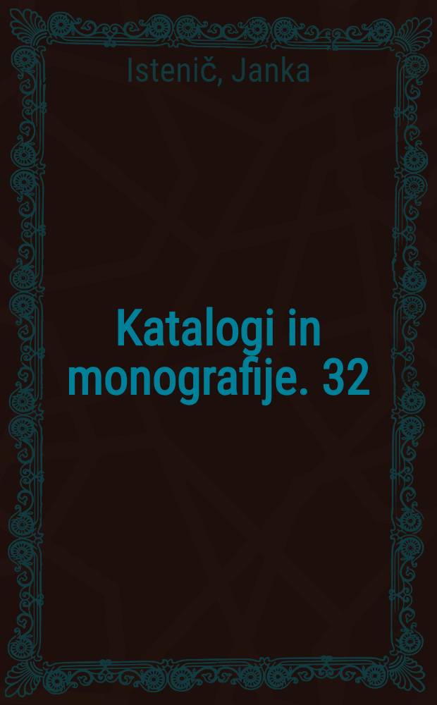 Katalogi in monografije. 32 : Poetovio, zahodna grobišča = Поэтовио, западные могильники II