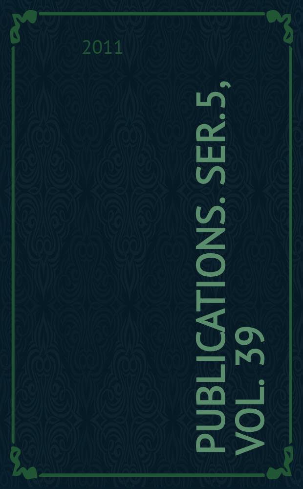 [Publications]. Ser. 5, vol. 39 : The papers of the Hothams, governors of Hull during the civil war = Документы Готемов, правителей во время Гражданской войны