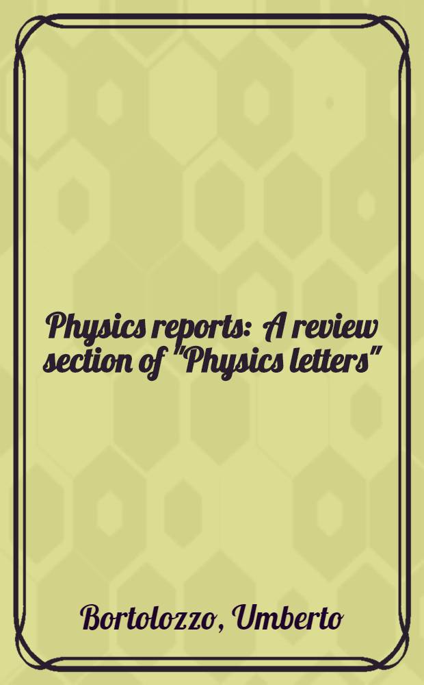 Physics reports : A review section of "Physics letters" (Sect. C). Vol. 528, № 2 : Rogue waves and their generating mechanisms in different physical contexts = Волны -убийцы и их механизмы генерации в различных физических контекстах.