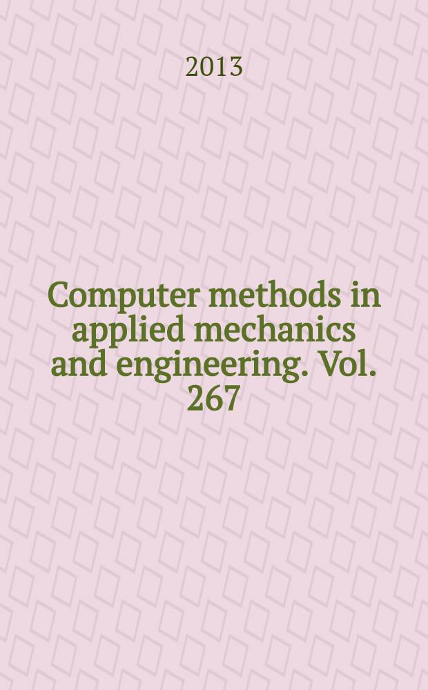 Computer methods in applied mechanics and engineering. Vol. 267