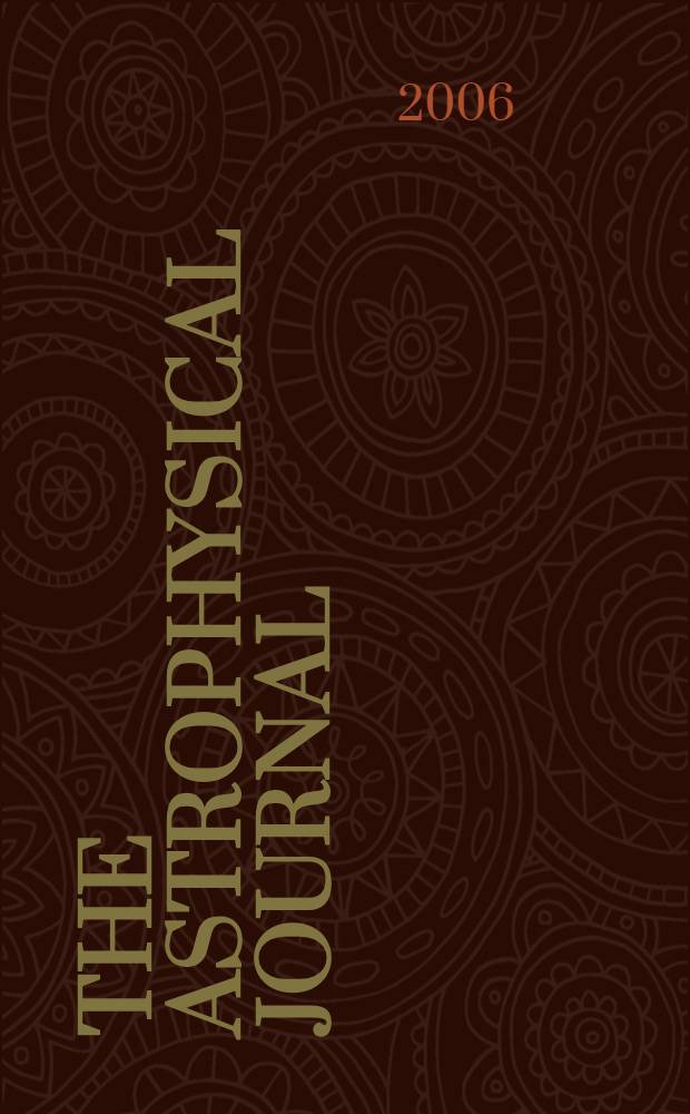 The Astrophysical journal : An international review of spectroscopy and astronomical physics. Vol.651, №2(P.2)