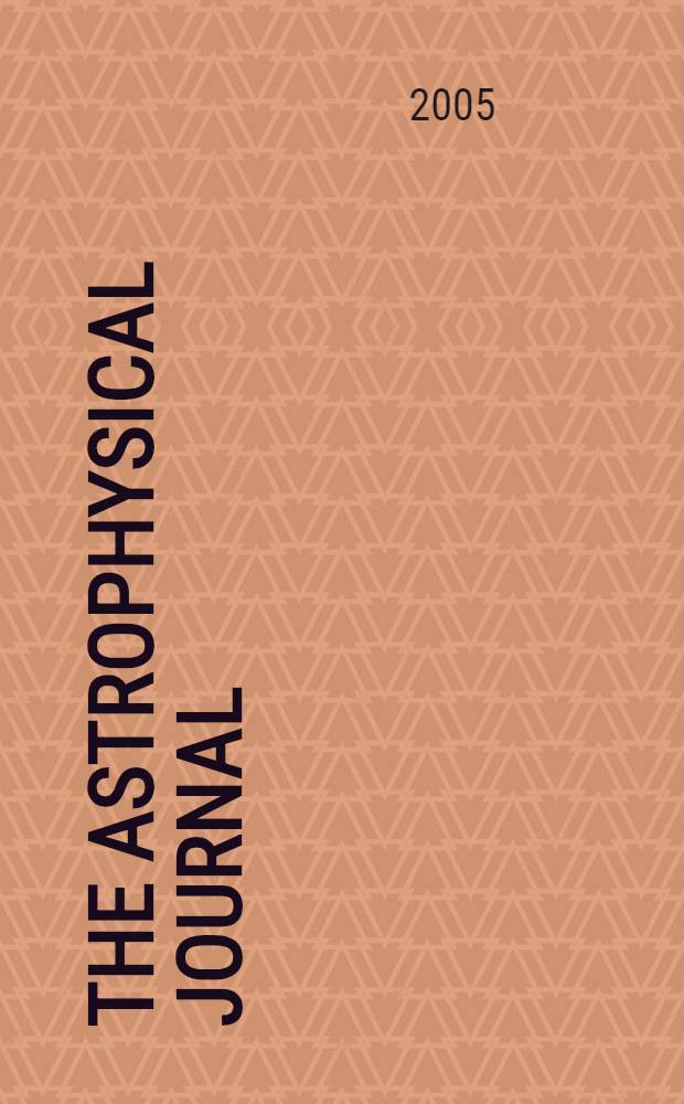 The Astrophysical journal : An international review of spectroscopy and astronomical physics. Vol.624, №2(P.1)