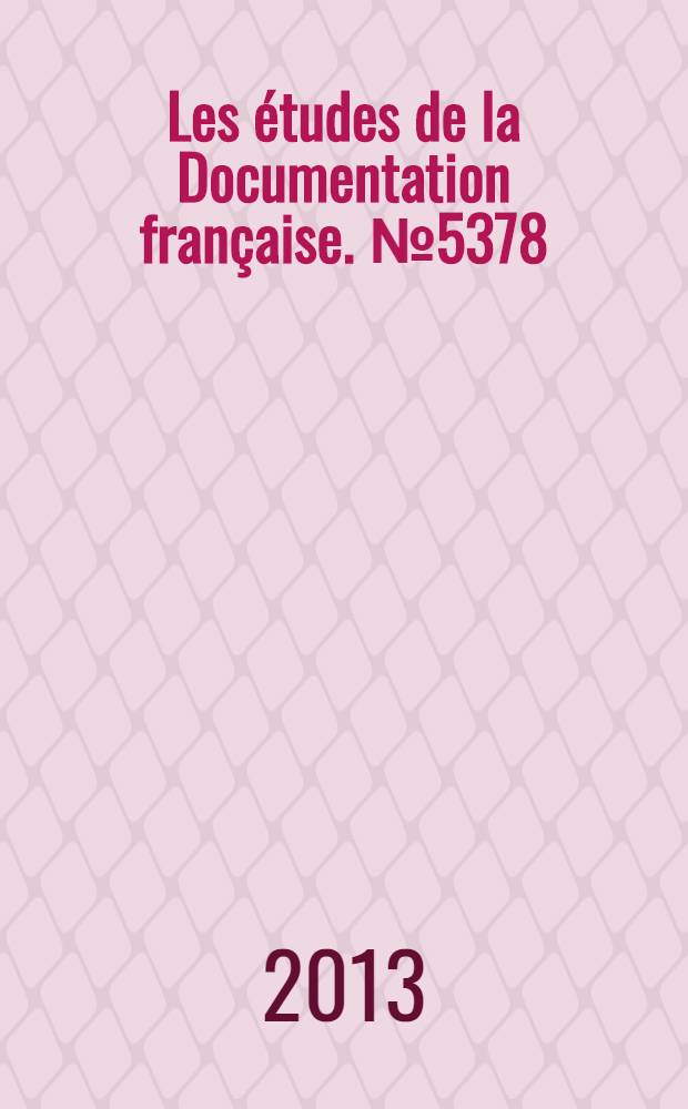 Les études de la Documentation française. № 5378/79 : L'opposition parlementaire = Парламентская Оппозиция