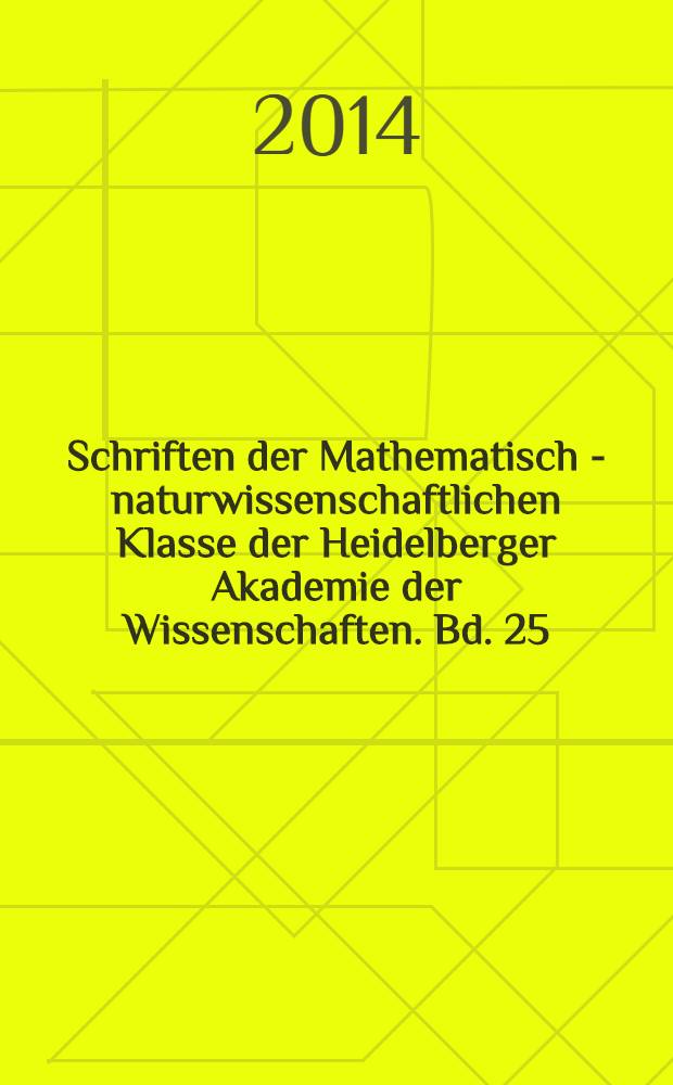 Schriften der Mathematisch - naturwissenschaftlichen Klasse der Heidelberger Akademie der Wissenschaften. Bd. 25 : Evolutionäre Ethik = Эволюционная этика