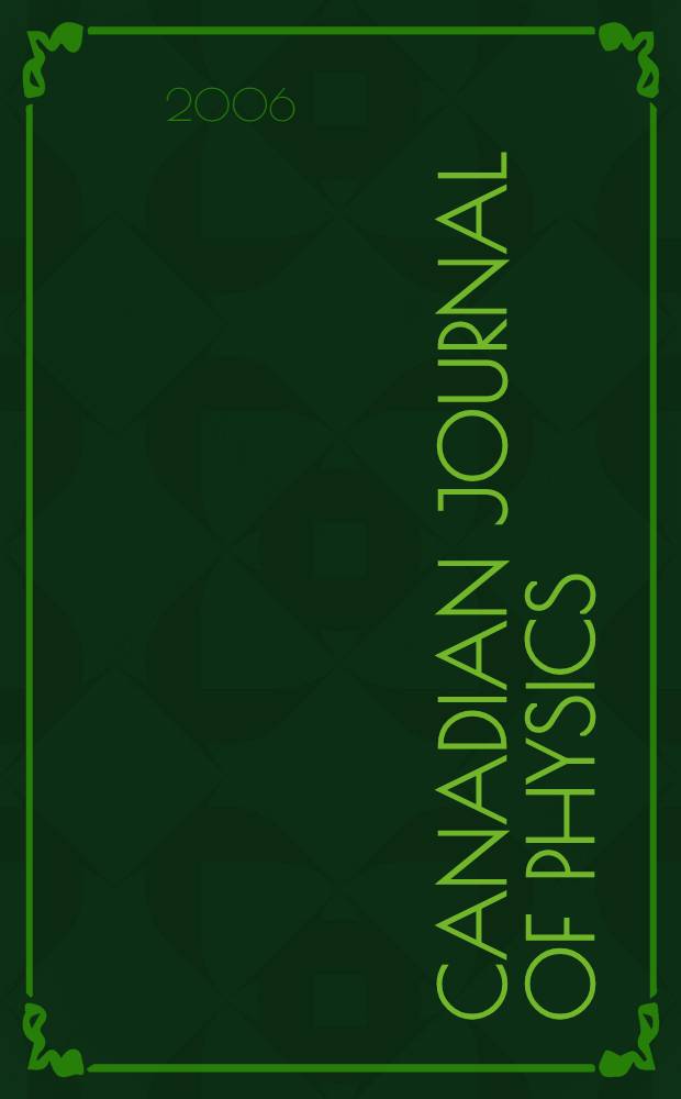 Canadian journal of physics : [Formerly section Canadian journal of research]. Vol. 84, № 4 : Hydrogen atom III