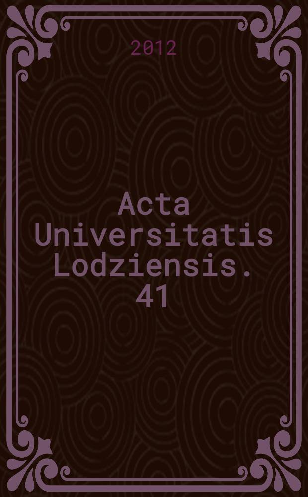 Acta Universitatis Lodziensis. 41 : Wykluczenie, marginalność oraz praca w doświadczeniach biograficznych = Исключение, маргинальность и работа с биографическими данными