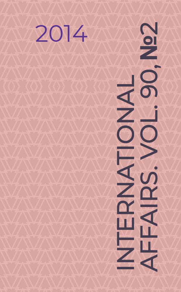 International affairs. Vol. 90, № 2