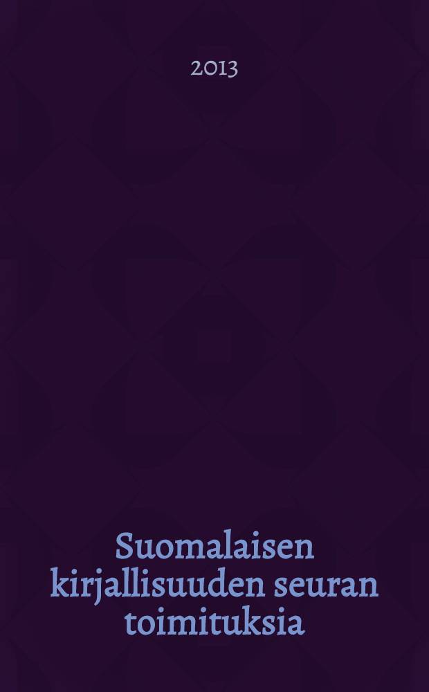 Suomalaisen kirjallisuuden seuran toimituksia : Kielten vertailun metodiikka = Методика сравнения языков