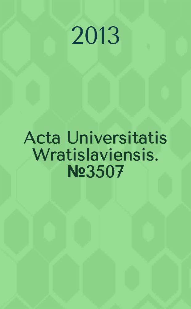 Acta Universitatis Wratislaviensis. № 3507 : Altérités, contrastes, transferts = Изменения, контрасты, переводы