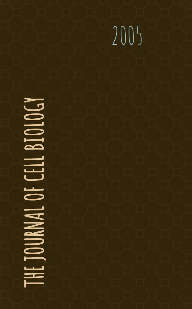 The Journal of cell biology : Formerly the Journal of biophysical and biochemical cytology. Vol. 168, № 7