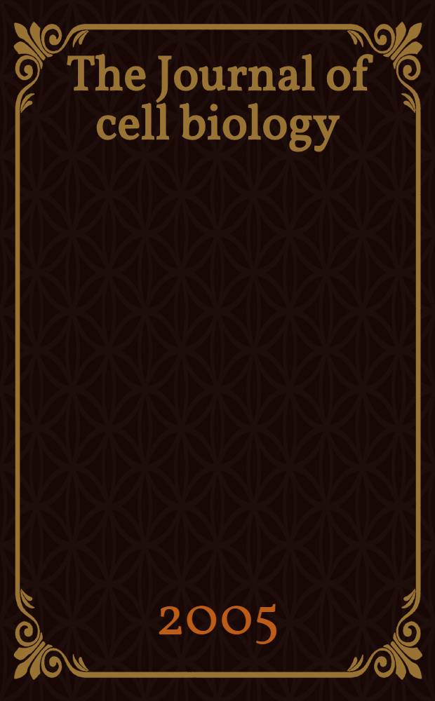 The Journal of cell biology : Formerly the Journal of biophysical and biochemical cytology. Vol. 169, № 2