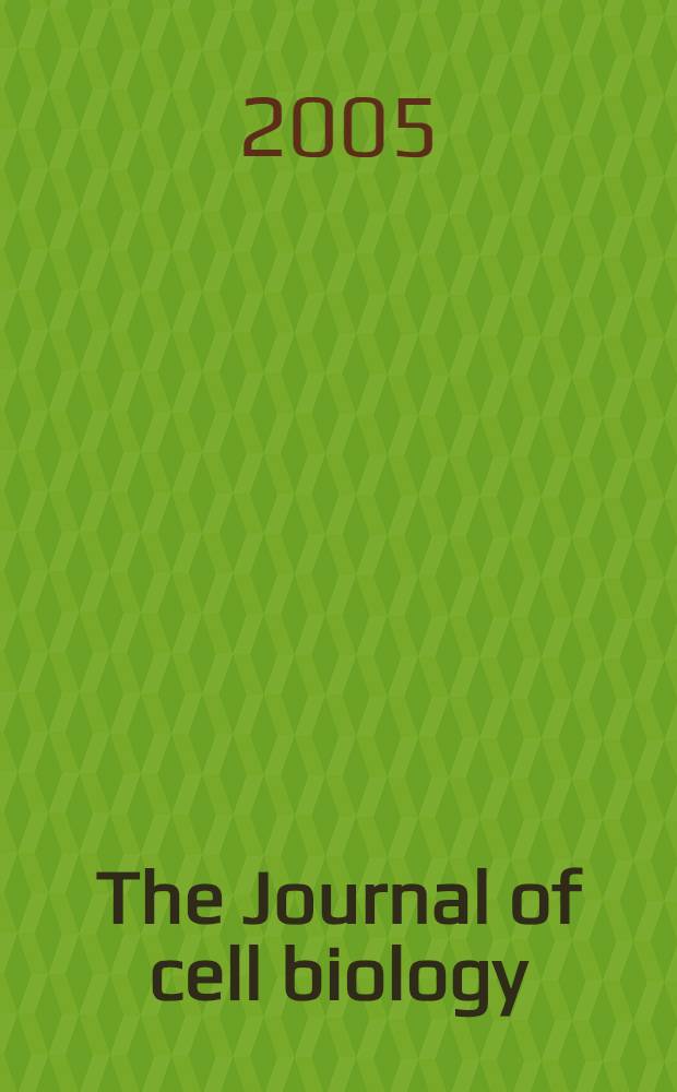 The Journal of cell biology : Formerly the Journal of biophysical and biochemical cytology. Vol. 171, № 1