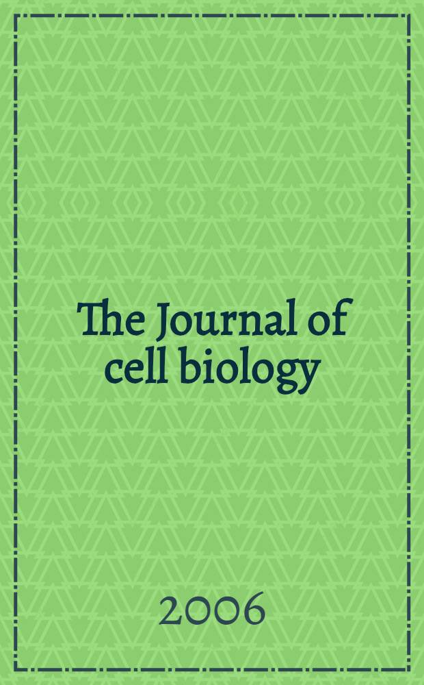 The Journal of cell biology : Formerly the Journal of biophysical and biochemical cytology. Vol. 174, № 3