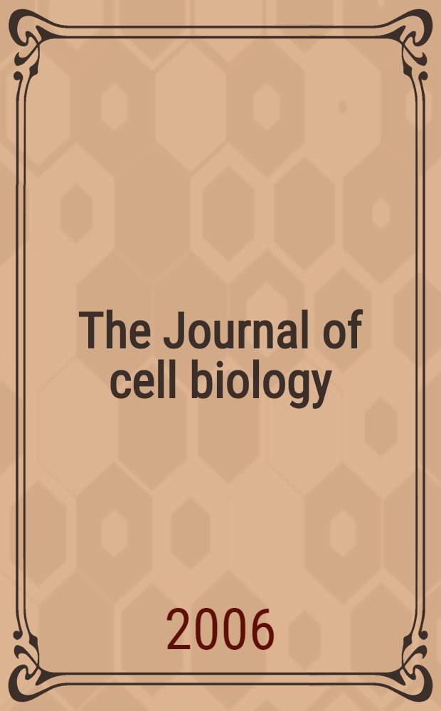 The Journal of cell biology : Formerly the Journal of biophysical and biochemical cytology. Vol. 175, № 5