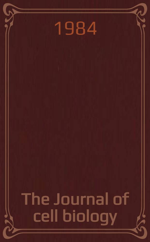 The Journal of cell biology : Formerly the Journal of biophysical and biochemical cytology. Vol.99, №4(P.2)