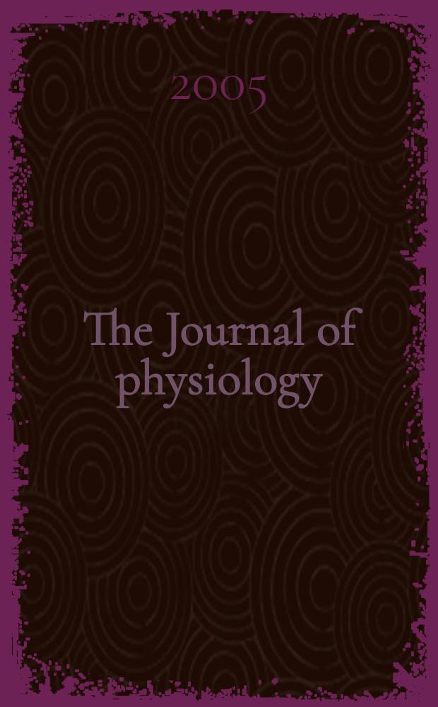 The Journal of physiology : Ed. for the Physiological society. Vol.564, № 3