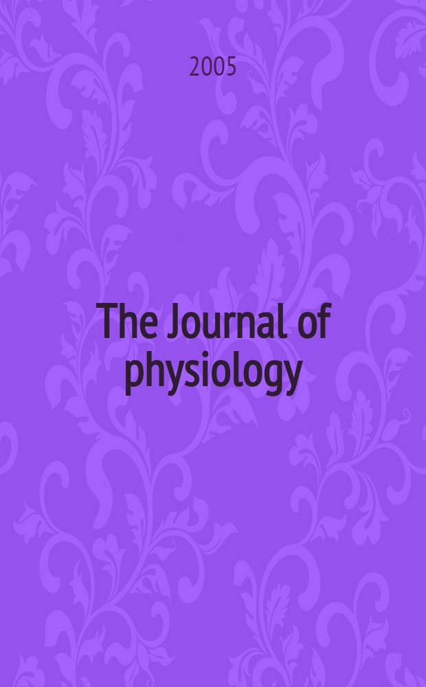 The Journal of physiology : Ed. for the Physiological society. Vol. 565, № 2