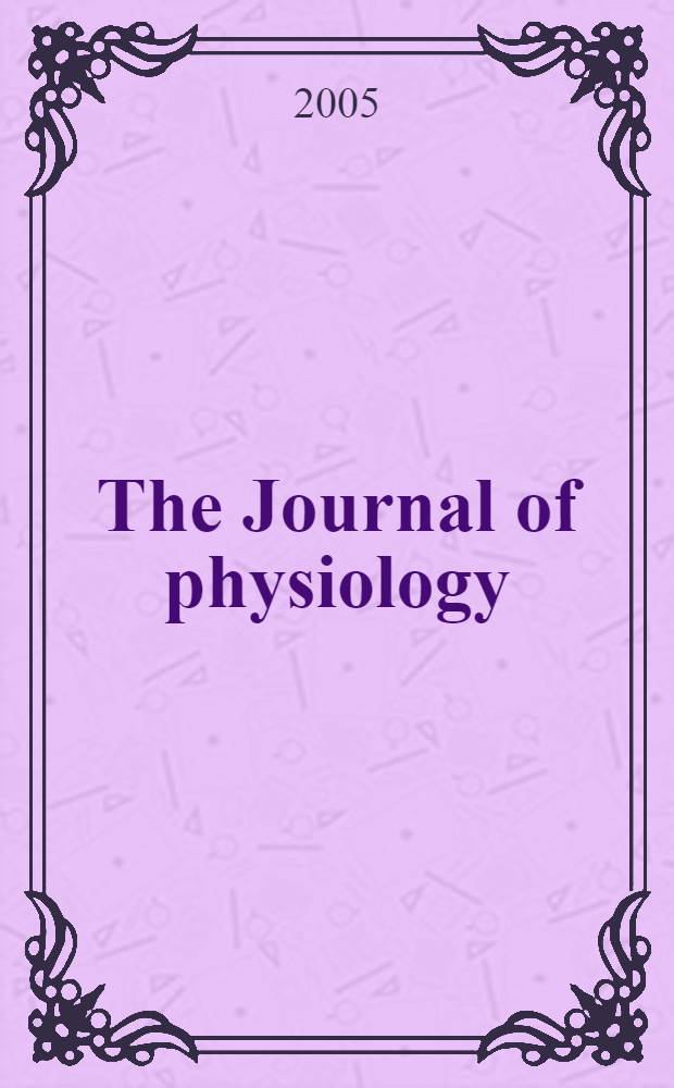 The Journal of physiology : Ed. for the Physiological society. Vol. 565, № 3