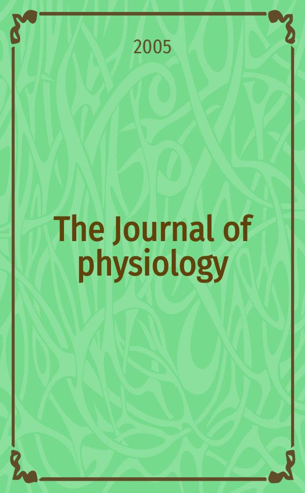 The Journal of physiology : Ed. for the Physiological society. Vol. 567, № 3