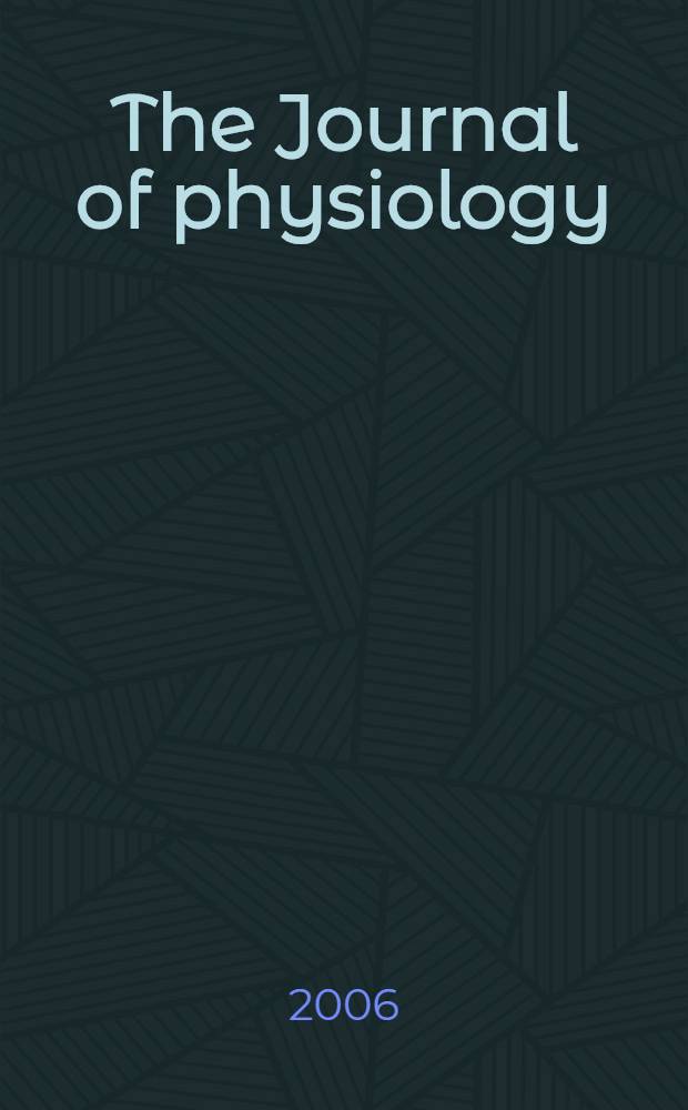 The Journal of physiology : Ed. for the Physiological society. Vol. 570, № 2