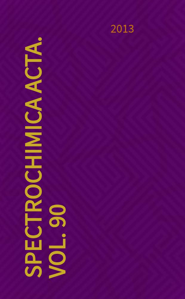 Spectrochimica acta. Vol. 90