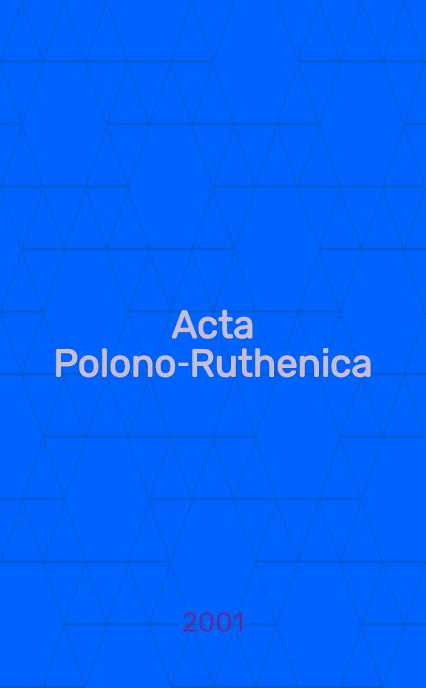 Acta Polono-Ruthenica