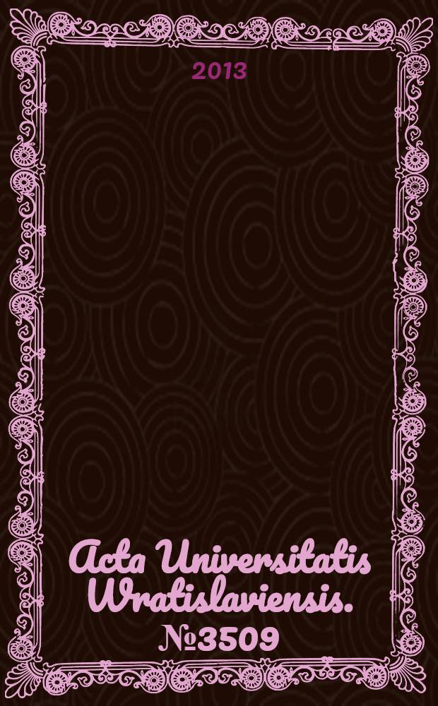 Acta Universitatis Wratislaviensis. № 3509 : Emblemata mediaevalia profana = Светская средневековая эмблематика.