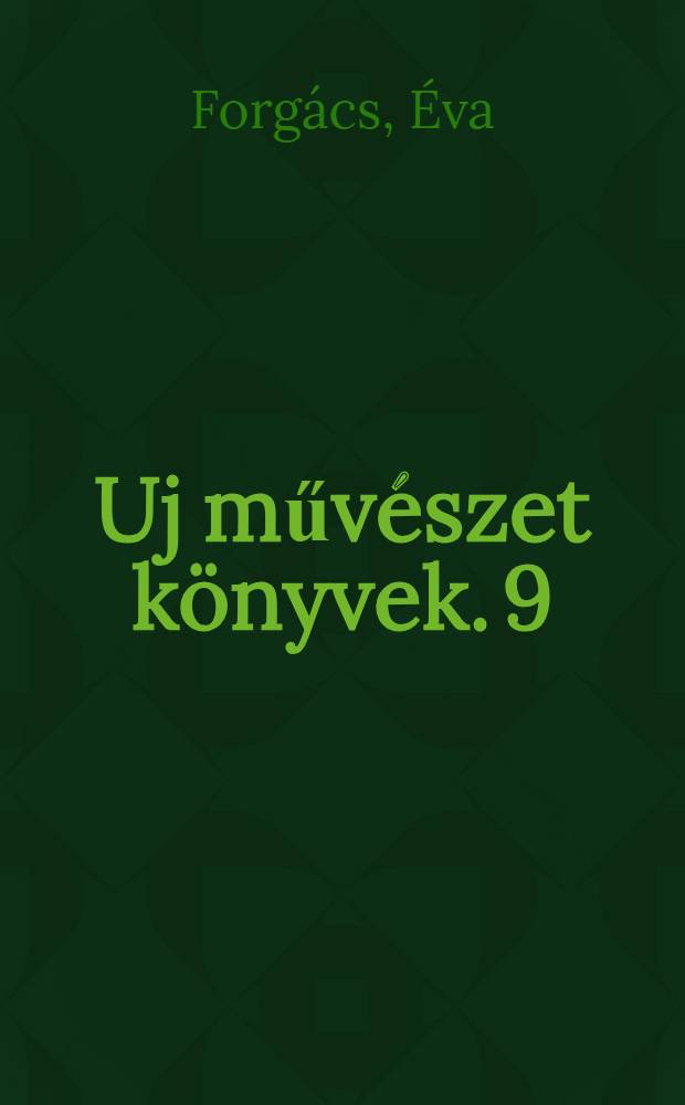 Uj művészet könyvek. 9 : El Kazovszkij = Эл. Казовский