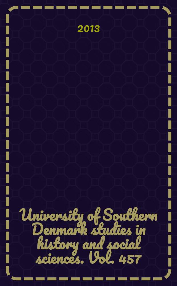 University of Southern Denmark studies in history and social sciences. Vol. 457 : Deconstructing death = Разбирая смерть: изменение культуры смерти, умирания, утраты и помощи в Северных странах.
