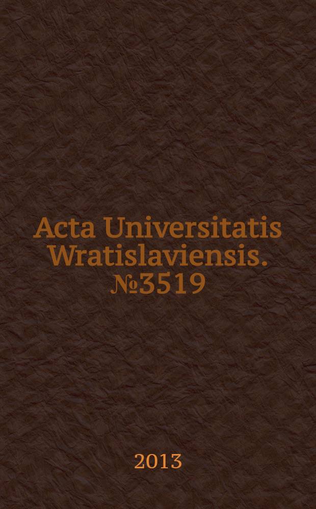 Acta Universitatis Wratislaviensis. № 3519 : Republika Federalna Niemiec = ФРГ: изменения и проблемы