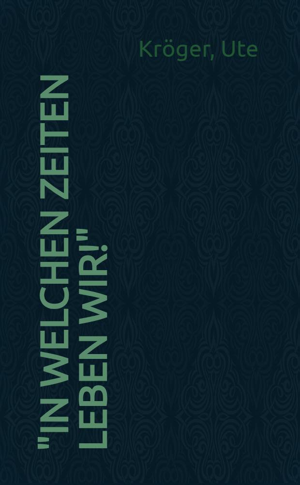 "In welchen Zeiten leben wir!" : das Schauspielhaus Z&uuml;rich, 1938-1998 = В какое время мы живем: Драматический театр Цюриха 1938-1998