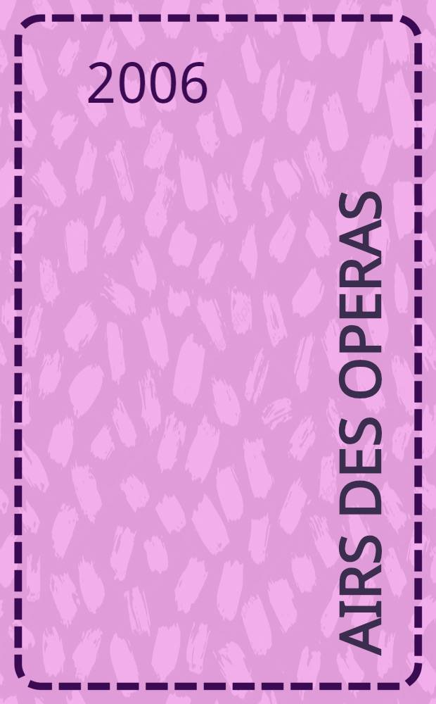 Airs des operas