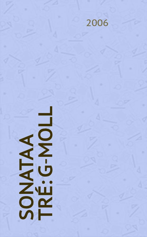 Sonata a tré: g-moll: oboe 1-o, oboe 2-do e basso; Trio sonata in C minor: orig. in G minor: recorder 1, recorder 2, basso continuo fp / J.H. Roman