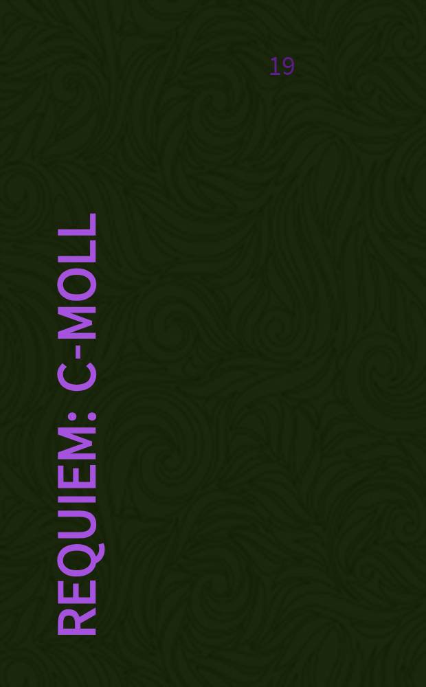 Requiem : c-moll