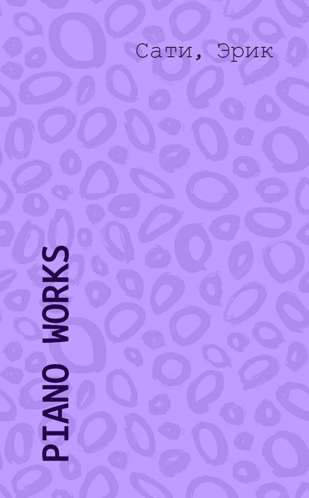 Piano works