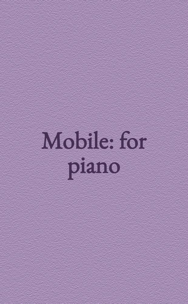 Mobile : for piano