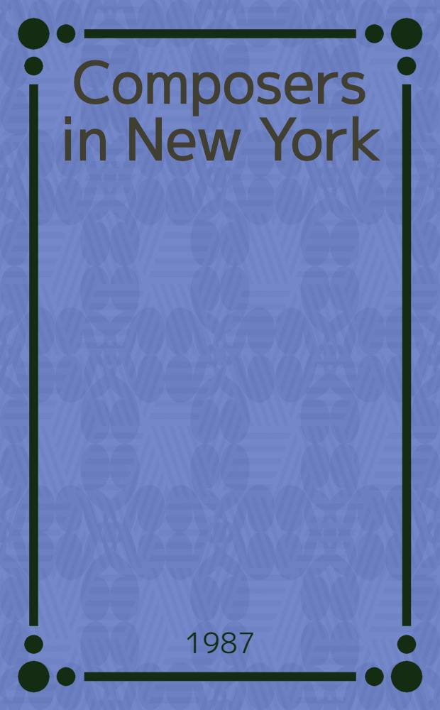 Composers in New York