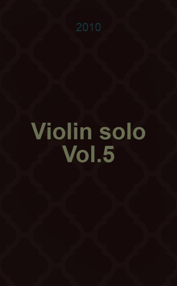Violin solo Vol.5