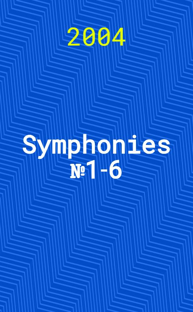 Symphonies № 1-6