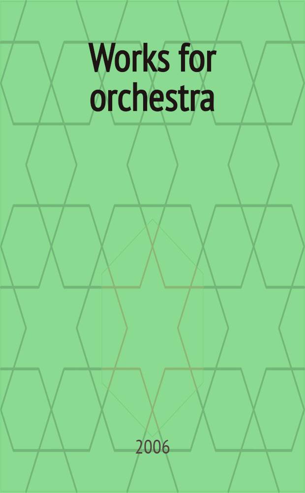 Works for orchestra