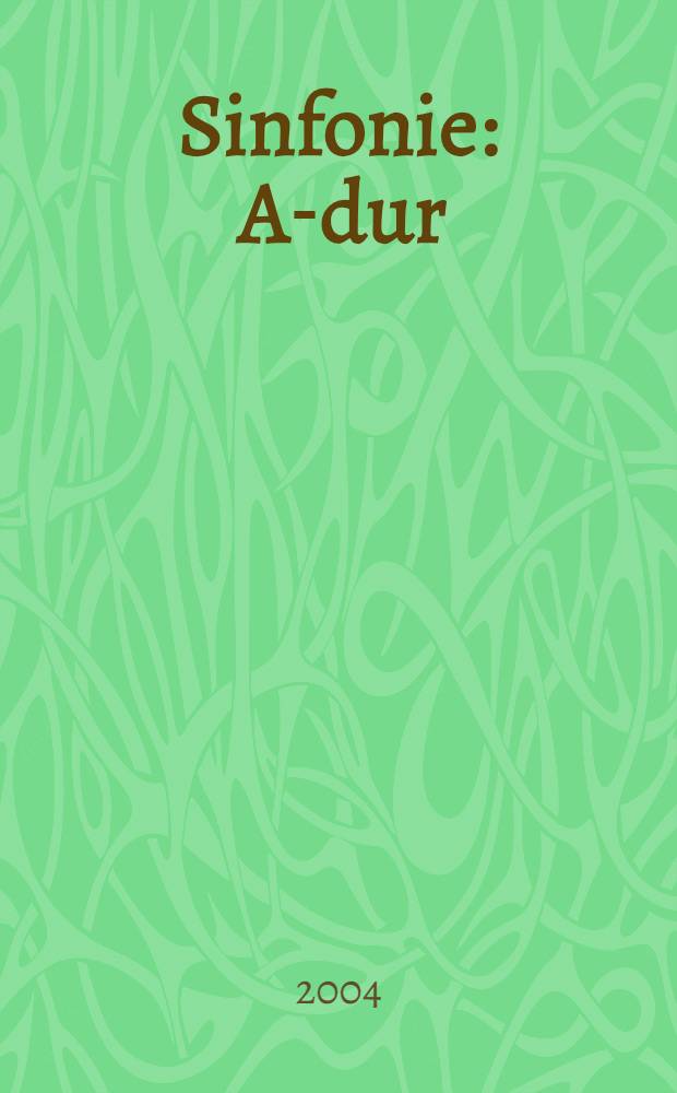 Sinfonie : A-dur
