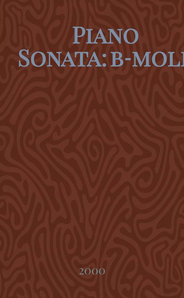 Piano Sonata: b-moll: op. 35; 13 Mazurkas / F. F. Chopin; исполн.: M. Block, piano