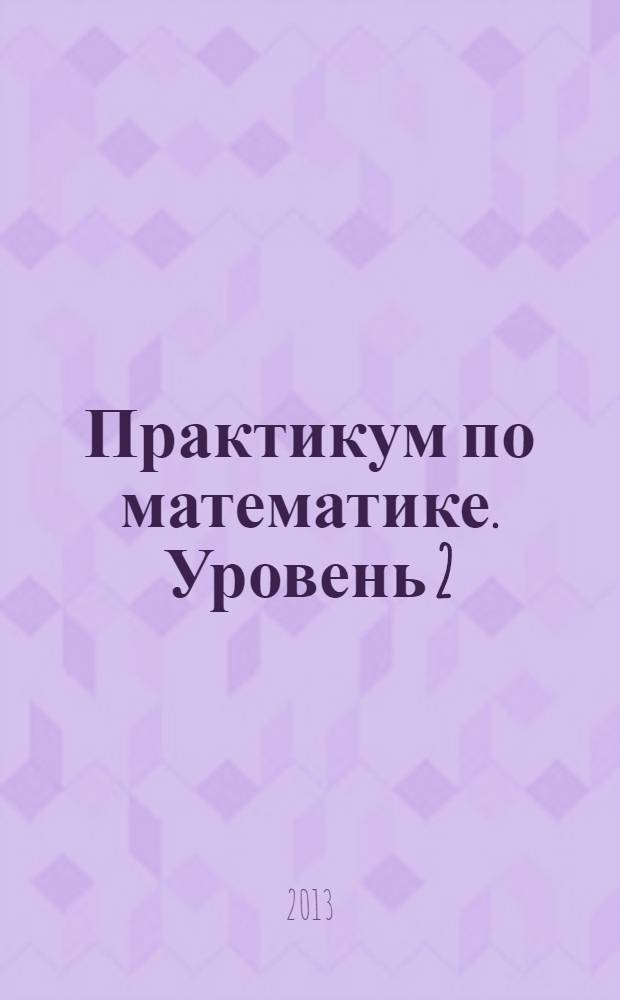 Практикум по математике. Уровень 2 : учебное пособие
