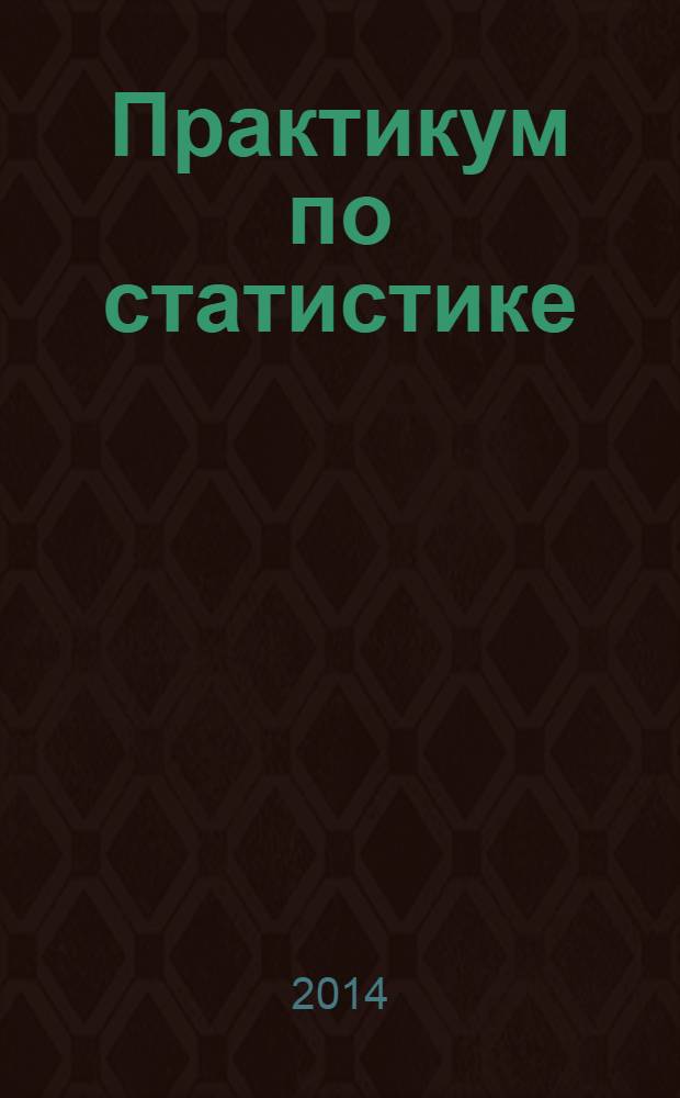 Практикум по статистике : учебное пособие : для студентов высших учебных заведений, обучающихся специальностям и направлениям высшего профессионального образования