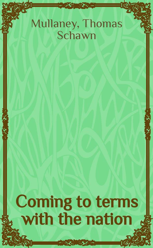 Coming to terms with the nation : ethnic classification in modern China = Прийти в соглашение с нацией: этническая классификация в современном Китае