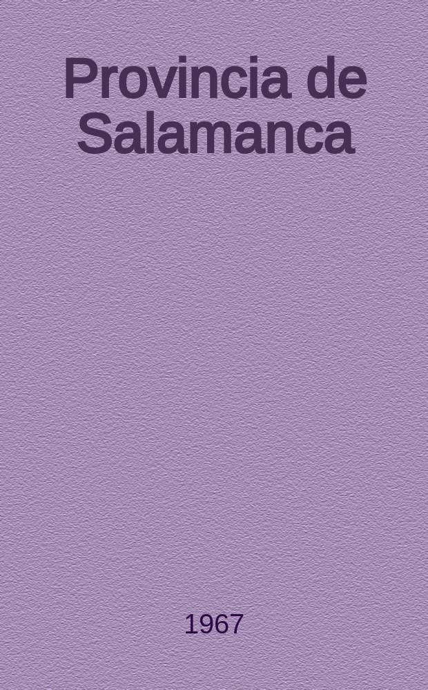 Provincia de Salamanca : [catálogo monumental]. [1] : Texto