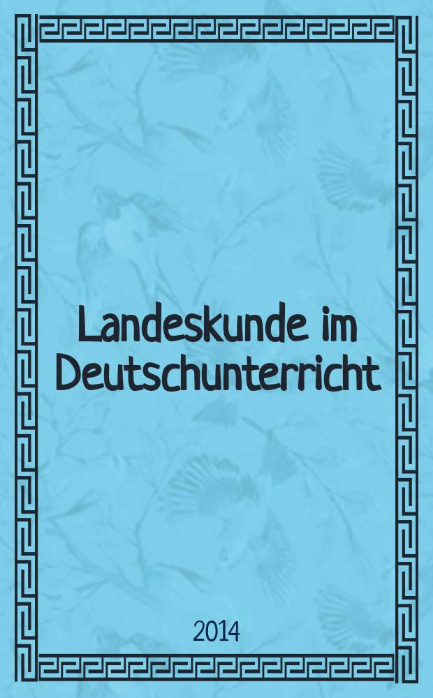Landeskunde im Deutschunterricht : учебно-методическое пособие : для студентов-германистов, изучающих немецкий язык как первую или вторую специальность